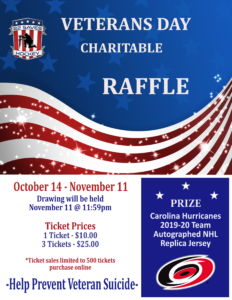 Veterans Day Charitable Raffle - 22saveshockey.org